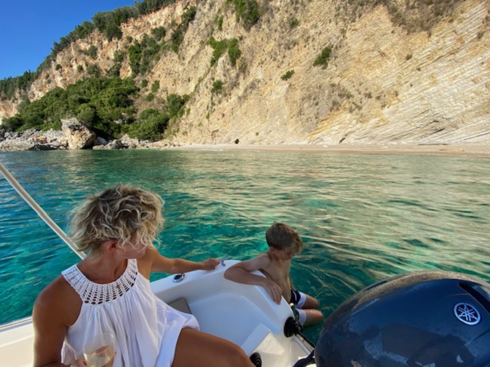 Paleokastritsa - rent a boat